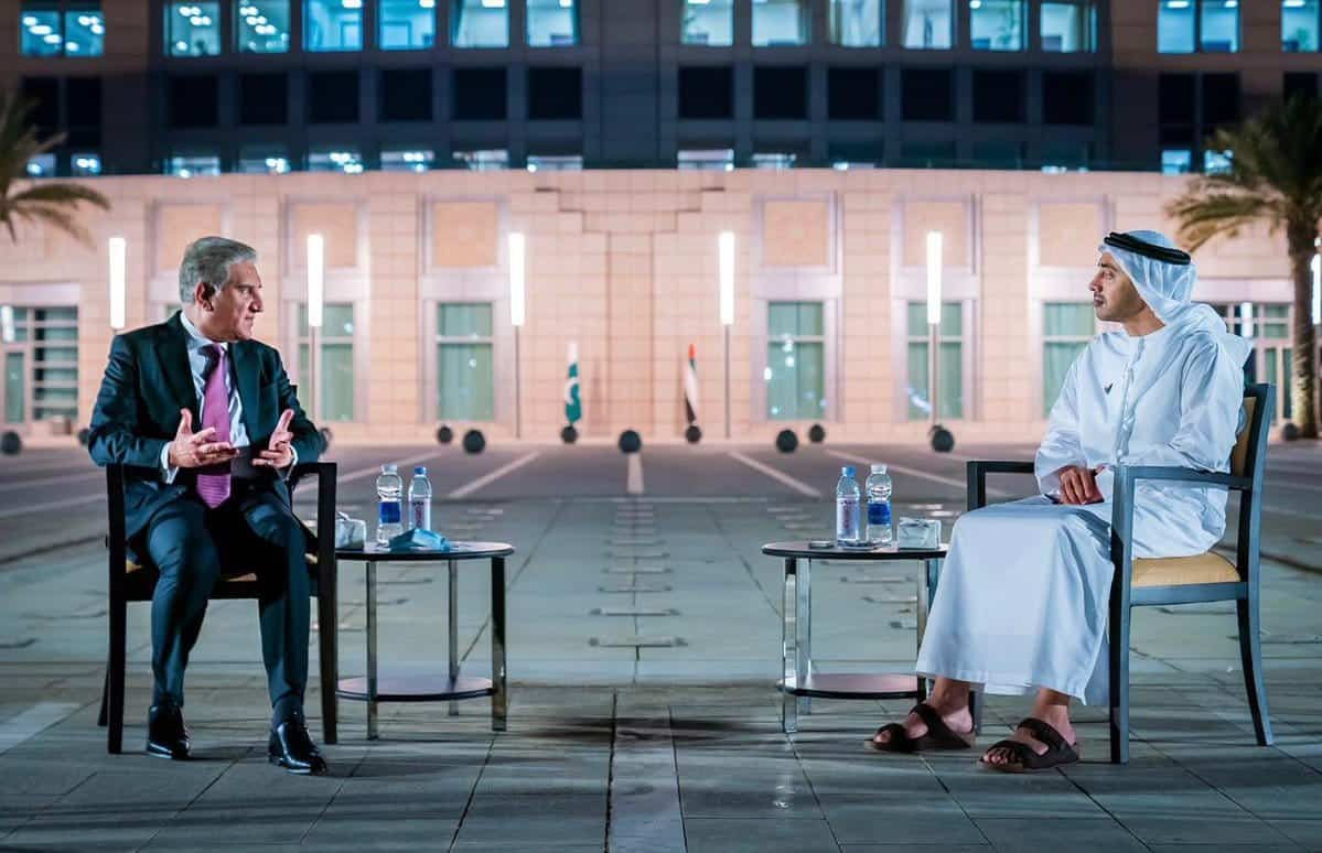 وزير خارجية باكستان ونظيره الاماراتي عبدالله بن زايد watanserb.com