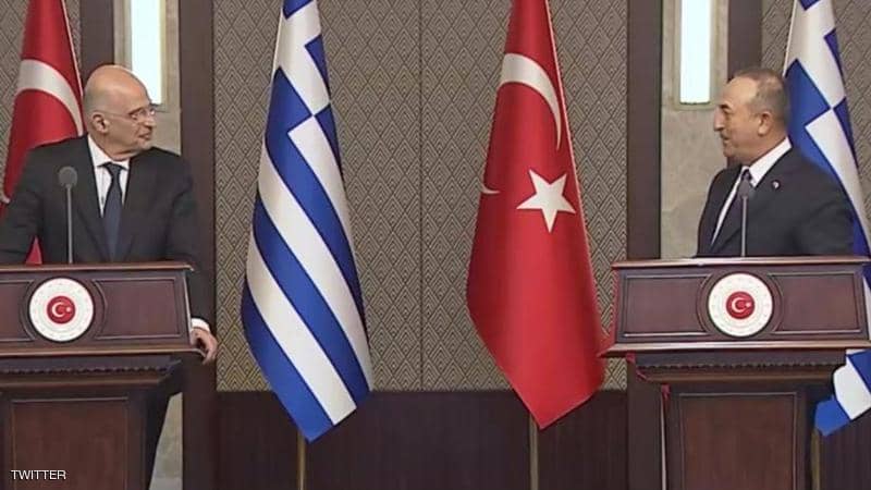 وزير خارجية تركيا ونظيره اليوناني watanserb.com