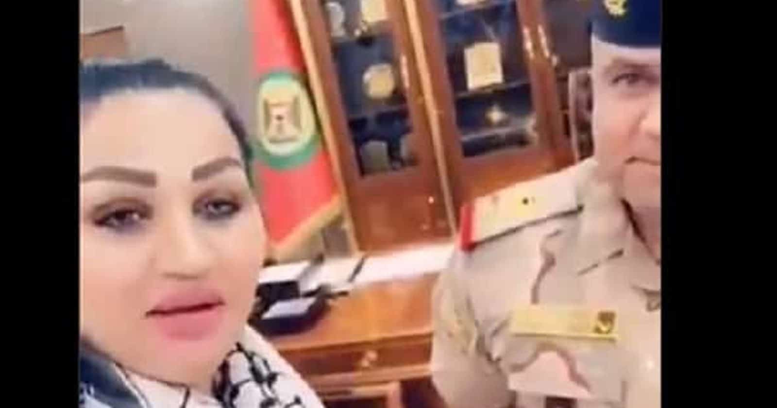 قائد عمليات بغداد وفتاة حسناء watanserb.com