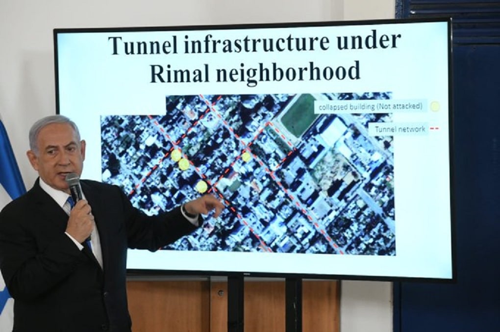 بنيامين نتنياهو يشيطن حركة حماس watanserb.com