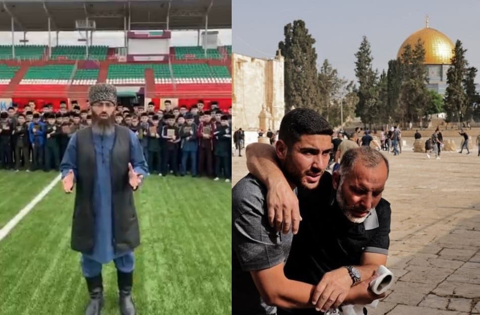 من الشيشان رسالة تضامن مؤثرة مع أهالي مدينة القدس watanserb.com