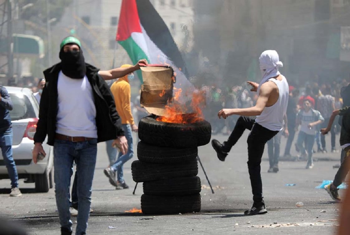 مواجهات الفلسطينيين مع قوات الاحتلال في الضفة الغربية watanserb.com