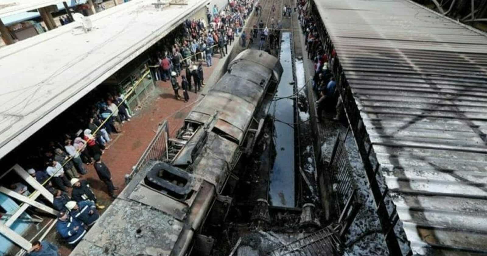 حادث قطار حلوان watanserb.com