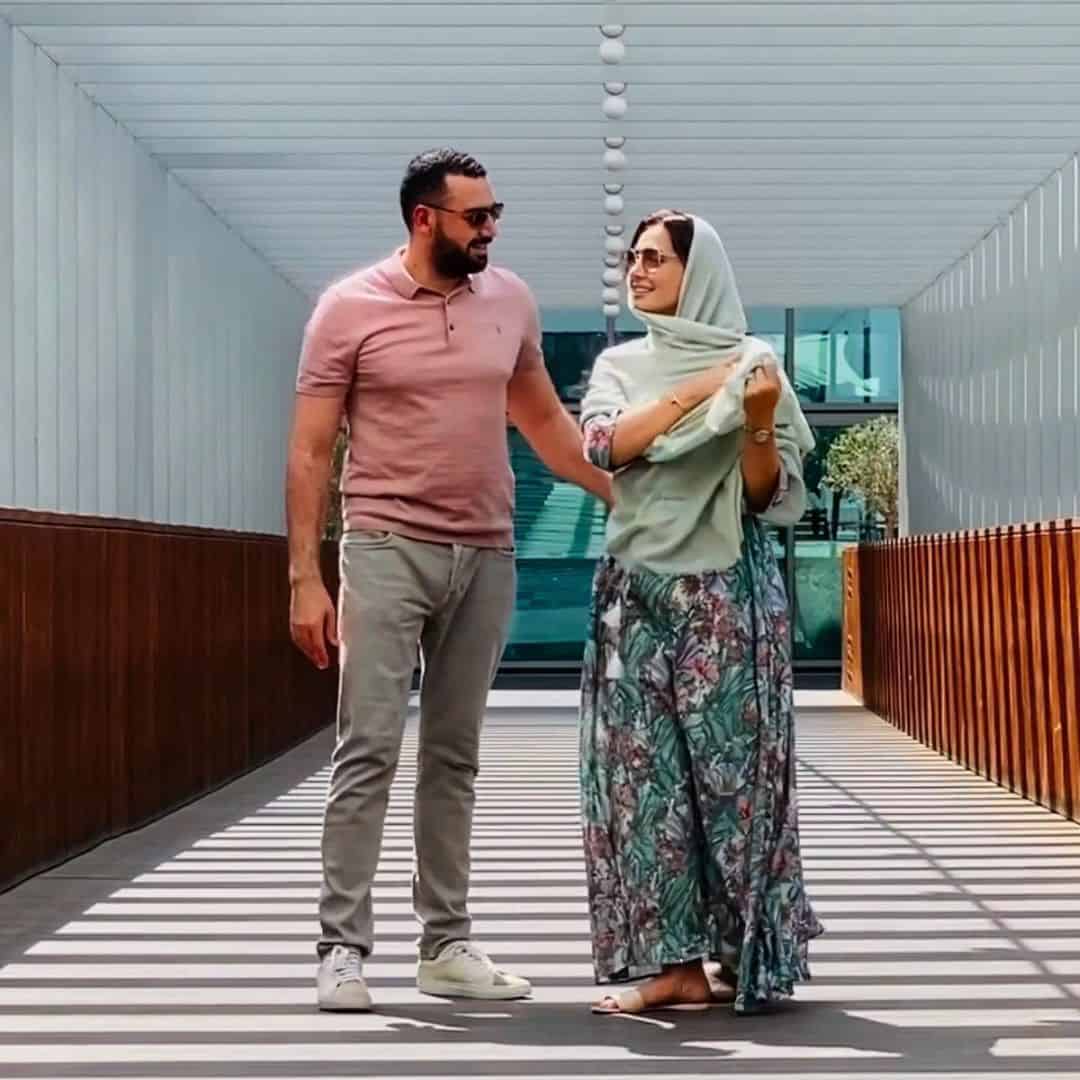 حلا شيحة وزوجها watanserb.com