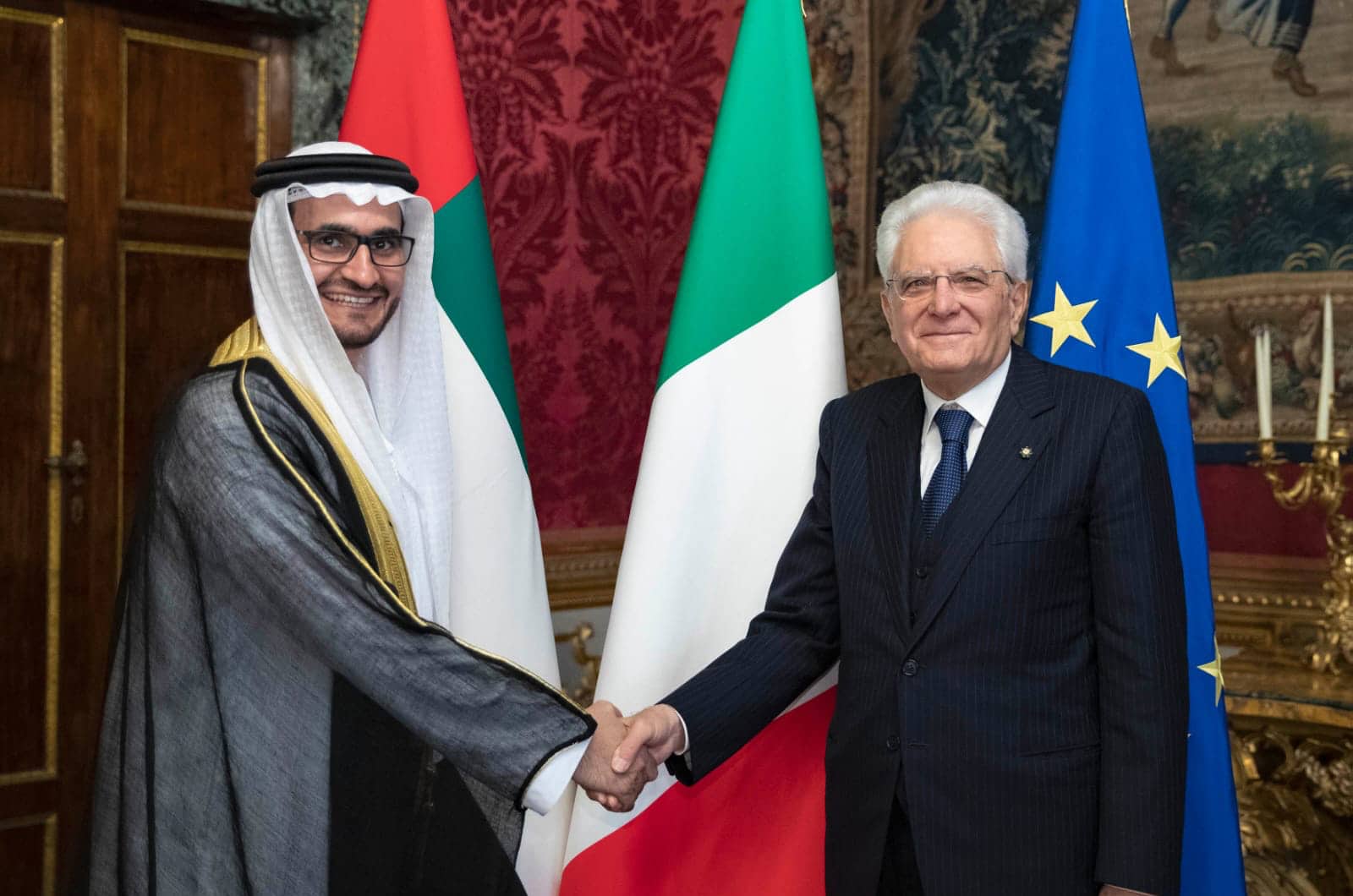 عمر الشامسي سفير الإمارات في إيطاليا watanserb.com