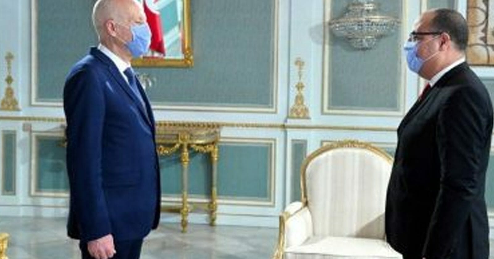 هشام المشيشي وقيس سعيد watanserb.com