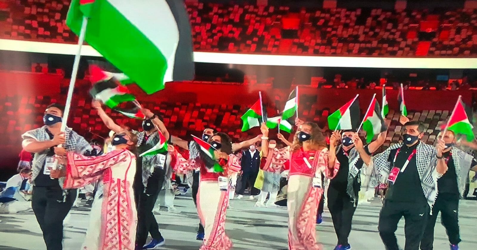 خريطة فلسطين وأولمبياد طوكيو watanserb.com