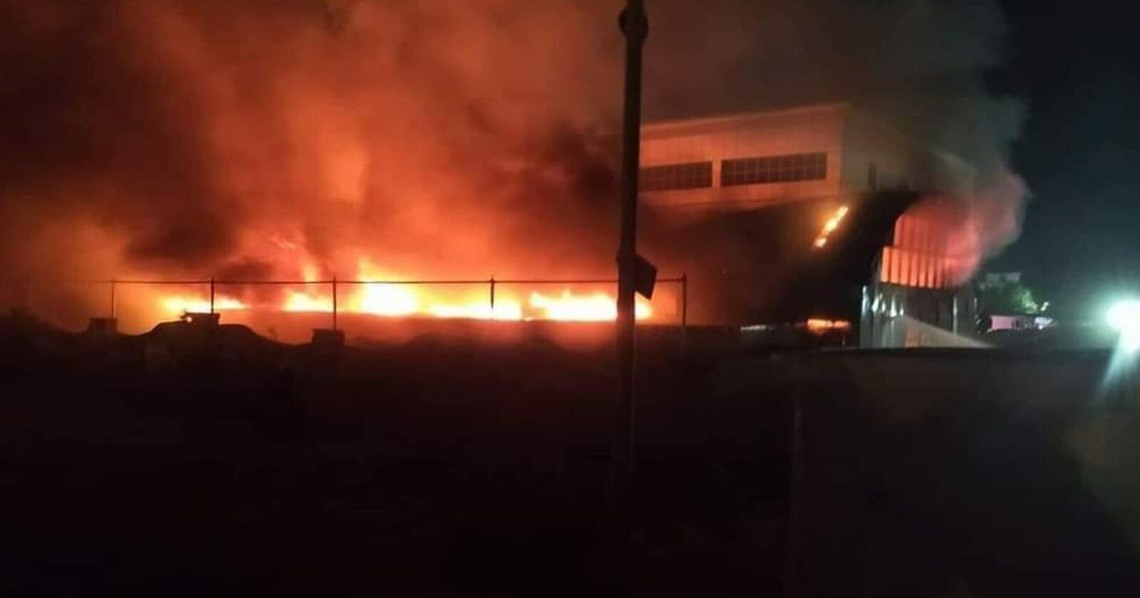 حريق مستشفى الحسين watanserb.com