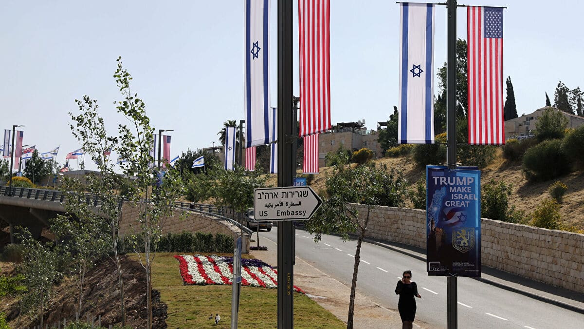 السفارة الامريكية في القدس watanserb.com