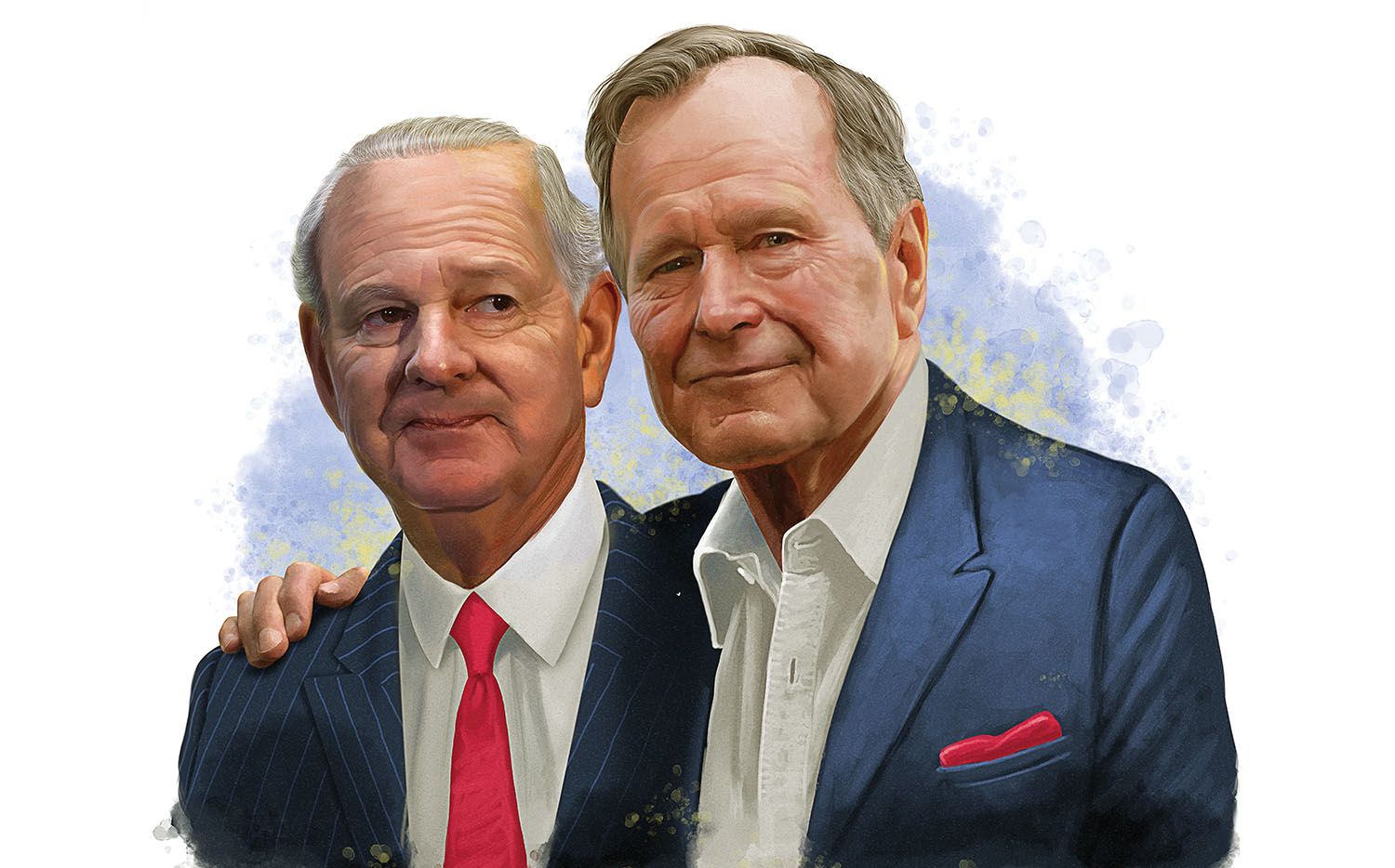 بوش الأب و جيمس بيكر
