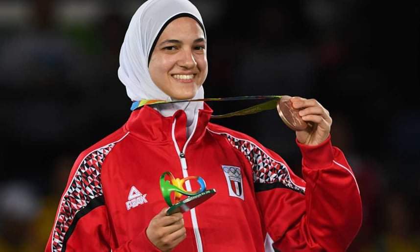 هداية ملاك والميدالية العربية الثالثة في أولمبياد طوكيو watanserb.com
