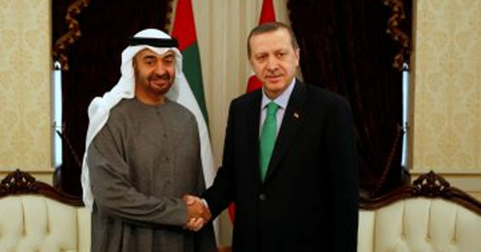 أردوغان ومحمد بن زايد watanserb.com