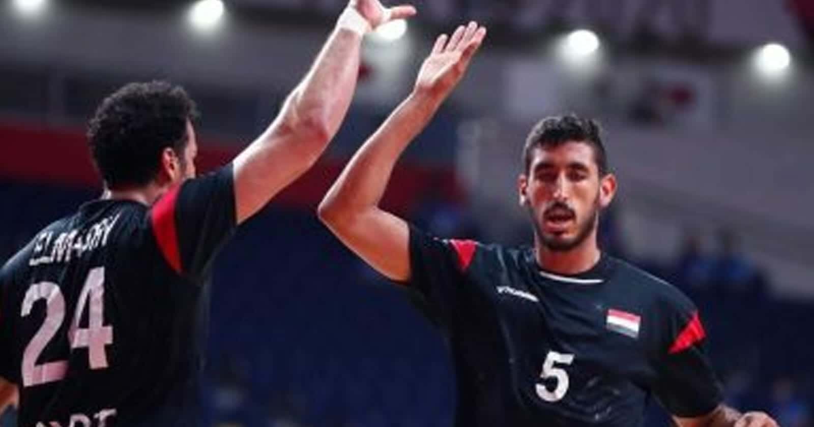 منتخب مصر لكرة اليد والبحرين watanserb.com