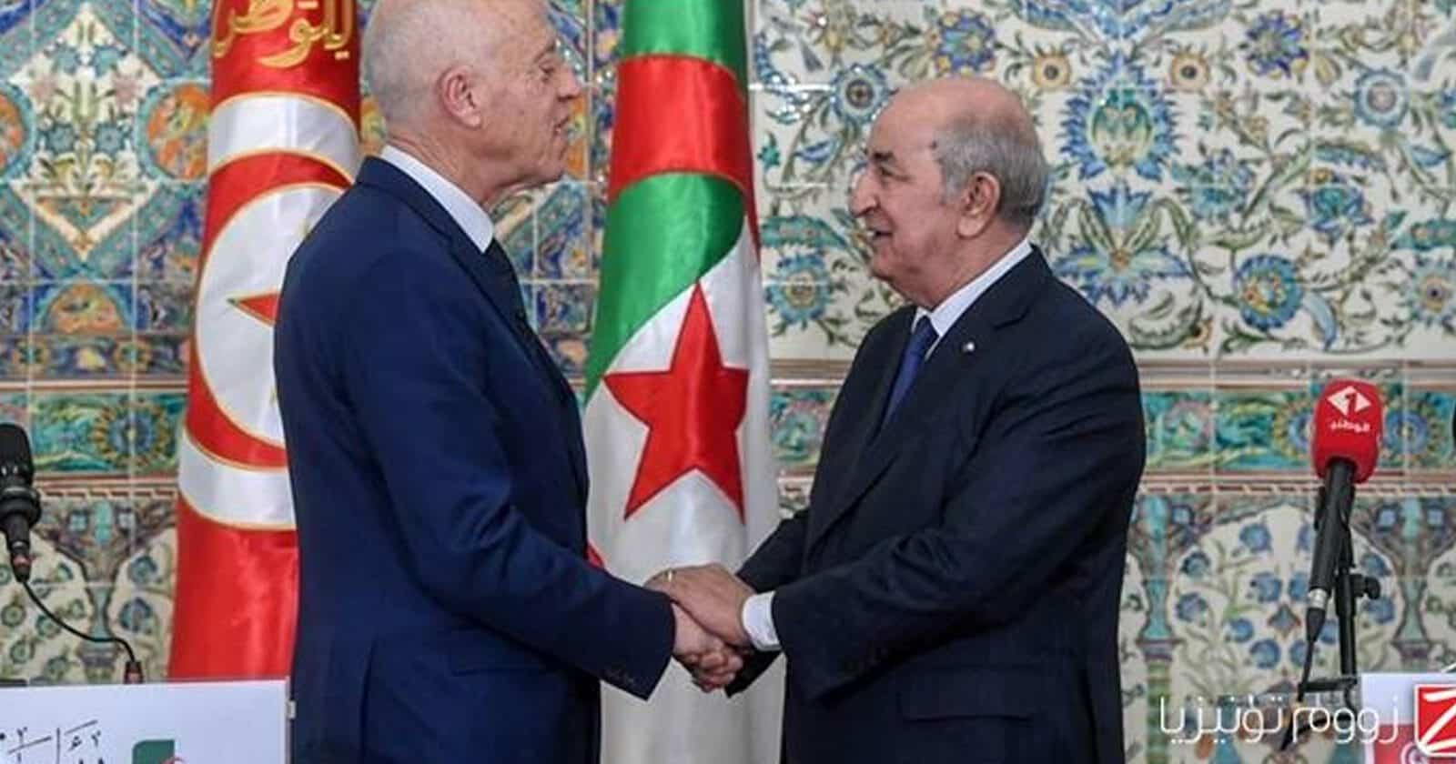 قيس سعيد والرئيس الجزائري watanserb.com