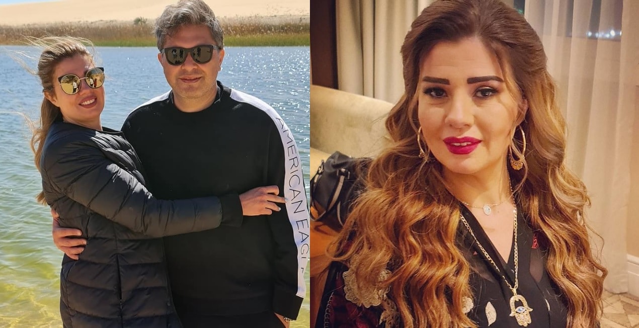 رانيا فريد شوقي احتفلت بعيد زواجها من رجل الأعمال المصري تامر الصراف watanserb.com