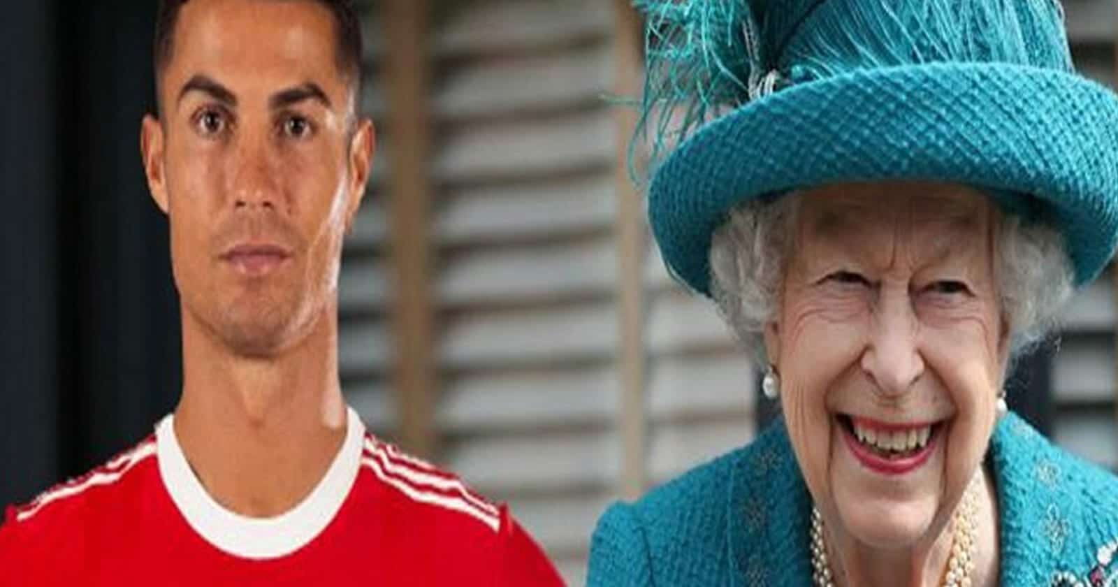 الملكة إليزابيث ورونالدو watanserb.com