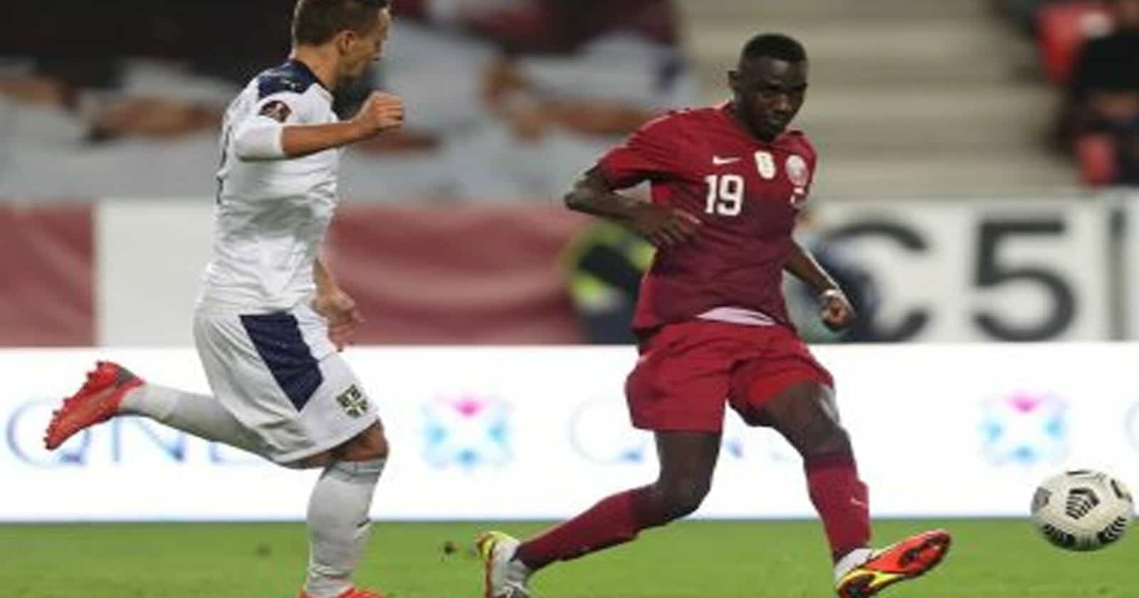 منتخب قطر وصربيا watanserb.com