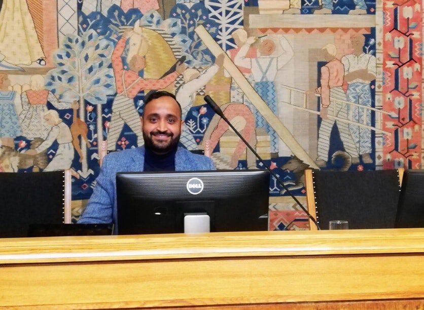 عبدالله الصباغ نائب عمدة مدينة أوسلو watanserb.com