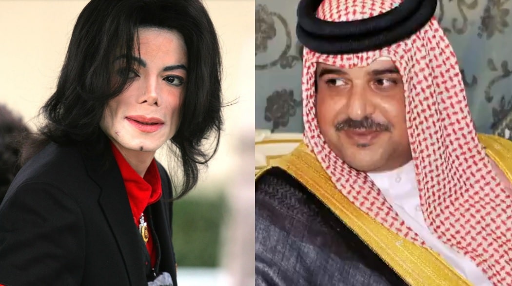 العلاقة بين مايكل جاكسون ونجل ملك البحرين انتهت بالعداوة والمحاكم watanserb.com
