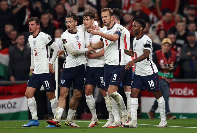 مباراة منتخب إنجلترا وهنغاريا في تصفيات كأس العالم 2022 watanserb.com