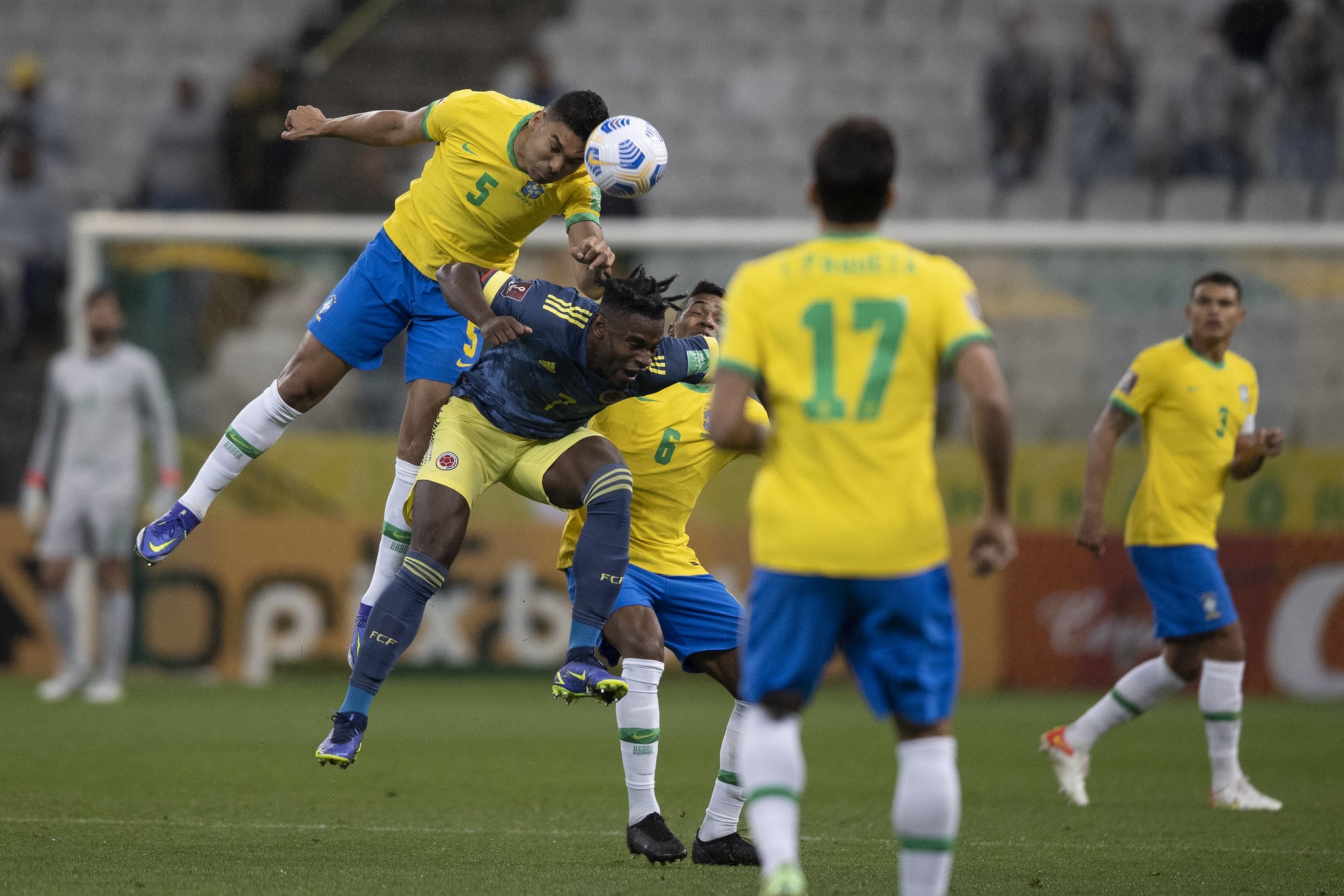 مباراة منتخب البرازيل وكولومبيا في تصفيات كأس العالم 2022 watanserb.com