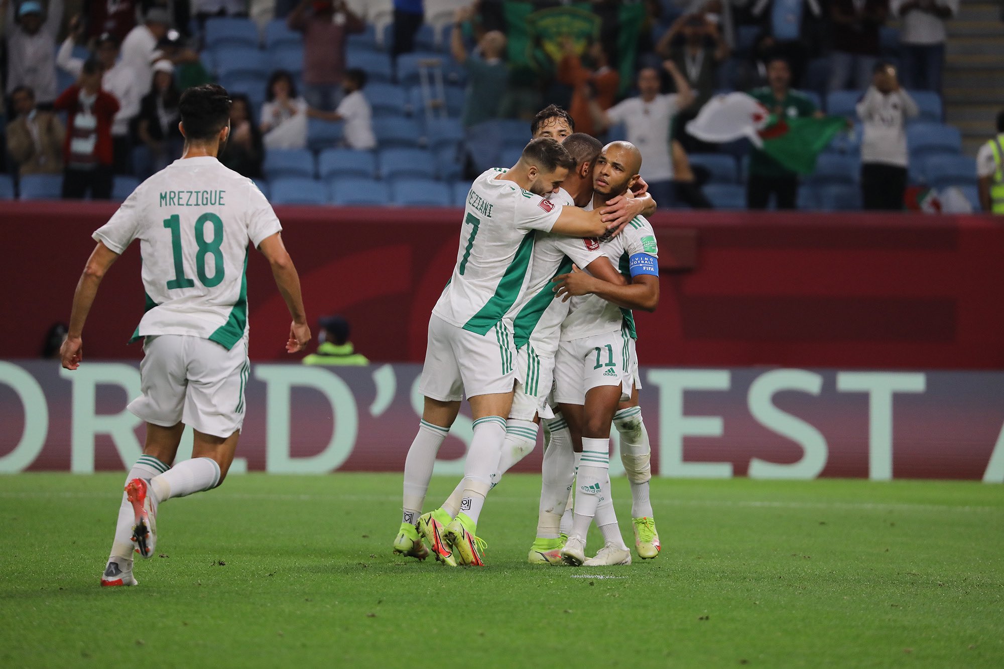 منتخب الجزائر والفوز على لبنان في بطولة كأس العرب 2021 watanserb.com