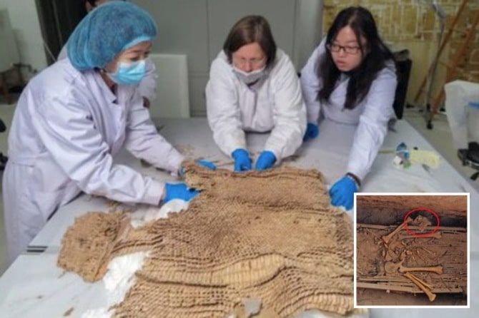 اكتشاف درع نادر في مقبرة صينية عمرها 2500 عام watanserb.com