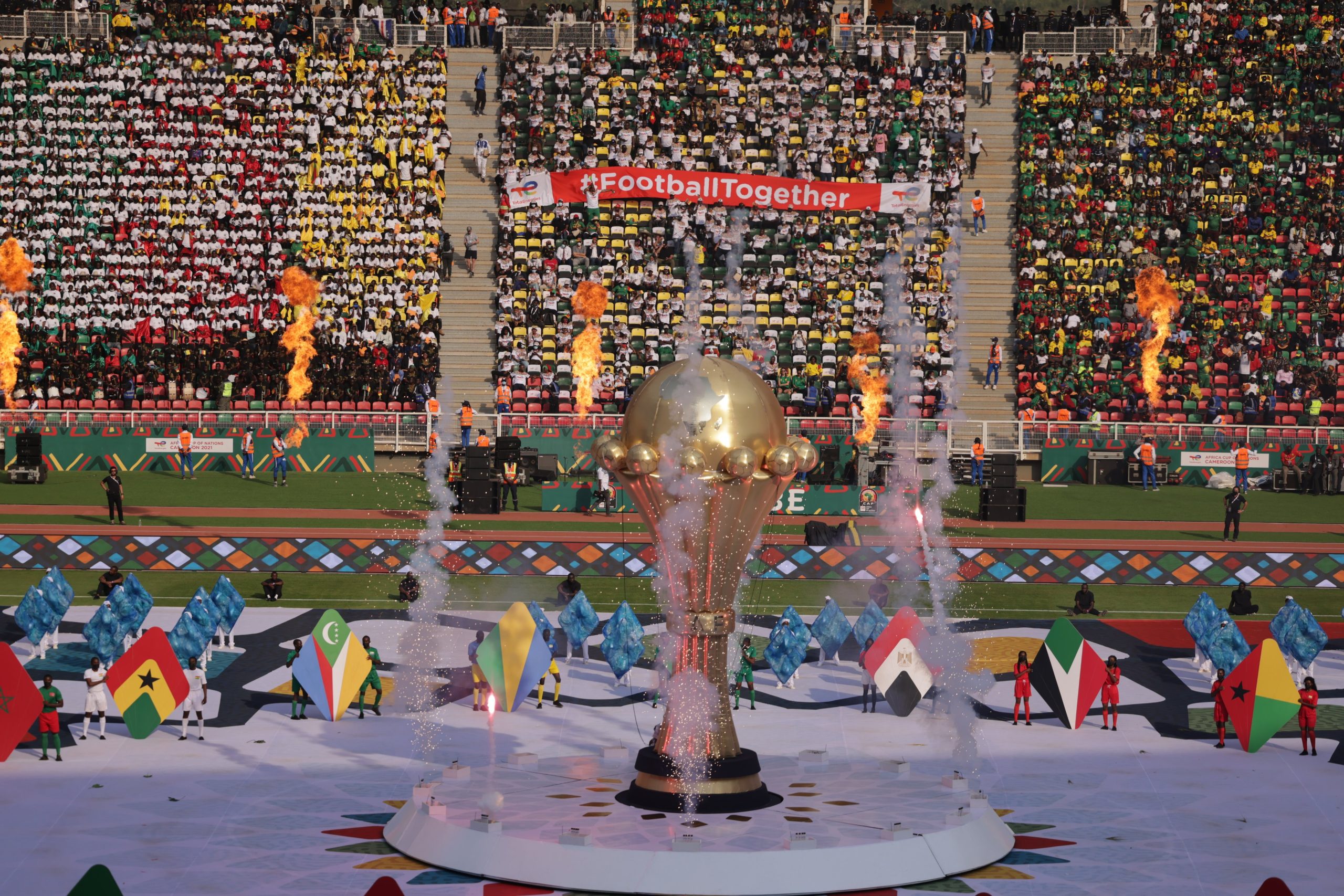 بالصور مراسم افتتاح كأس أمم أفريقيا لعام 2022 في الكاميرون