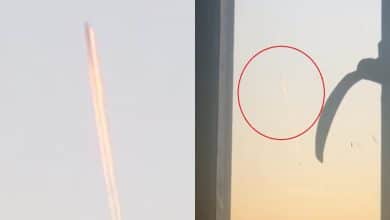 جسم غريب في سماء لندن watanserb.com