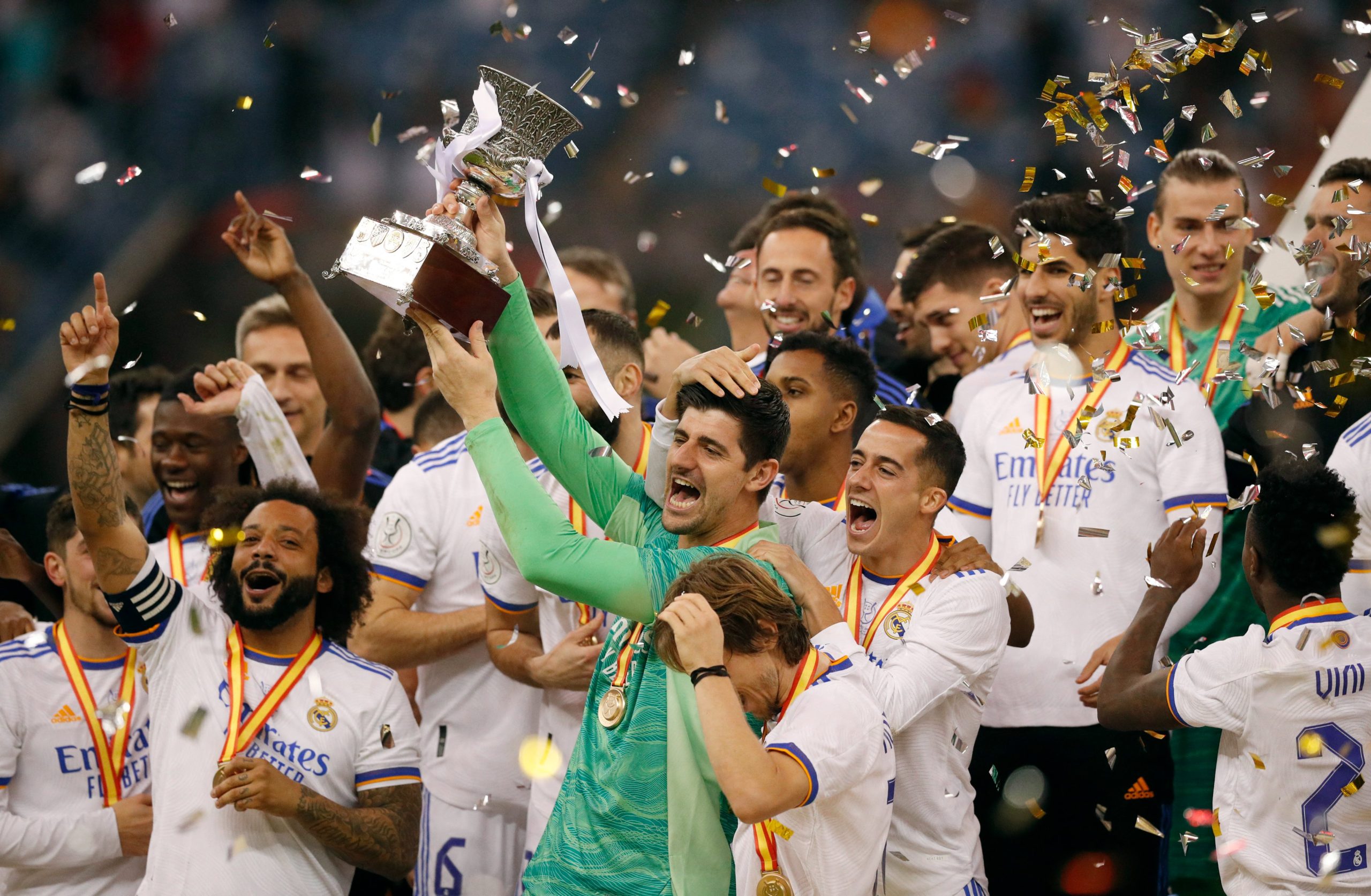 ريال مدريد والتتويج ببطولة كأس السوبر الإسباني بعد الفوز على أتلتيك بيلباو watanserb.com