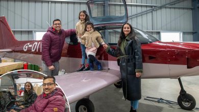 (شاهد) عائلة بريطانية تصنع طائرة خاصة في كوخ حديقتهم! watanserb.com