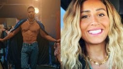 محمد رمضان يحتضن دينا الشربيني watanserb.com