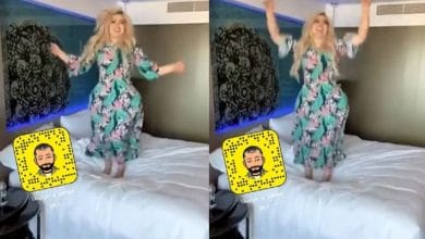 مروة راتب تثير الجدل بالقفز على السرير (فيديو) watanserb.com
