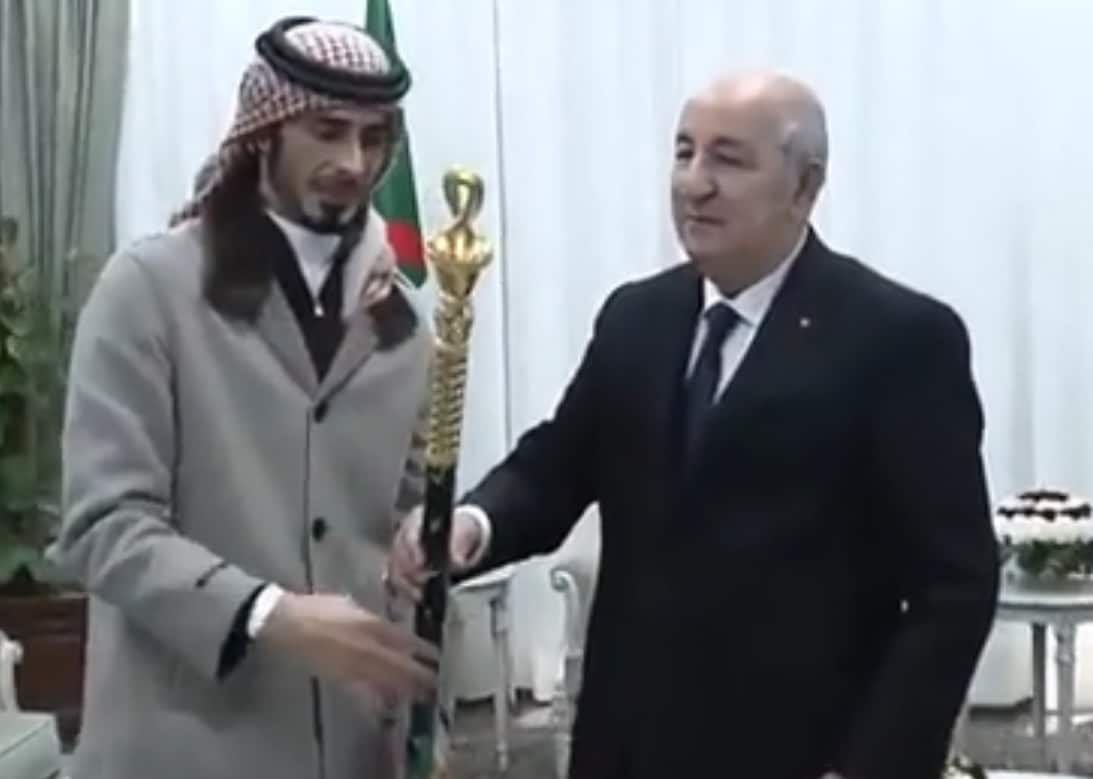 هدية ممثل أمير قطر إلى الرئيس الجزائري تبون watanserb.com