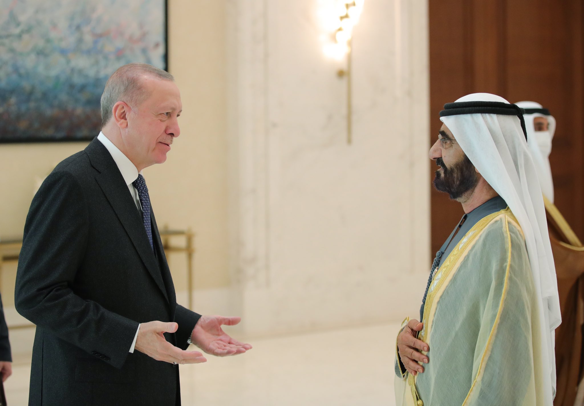 زيارة أردوغان لحاكم دبي محمد بن راشد watanserb.com