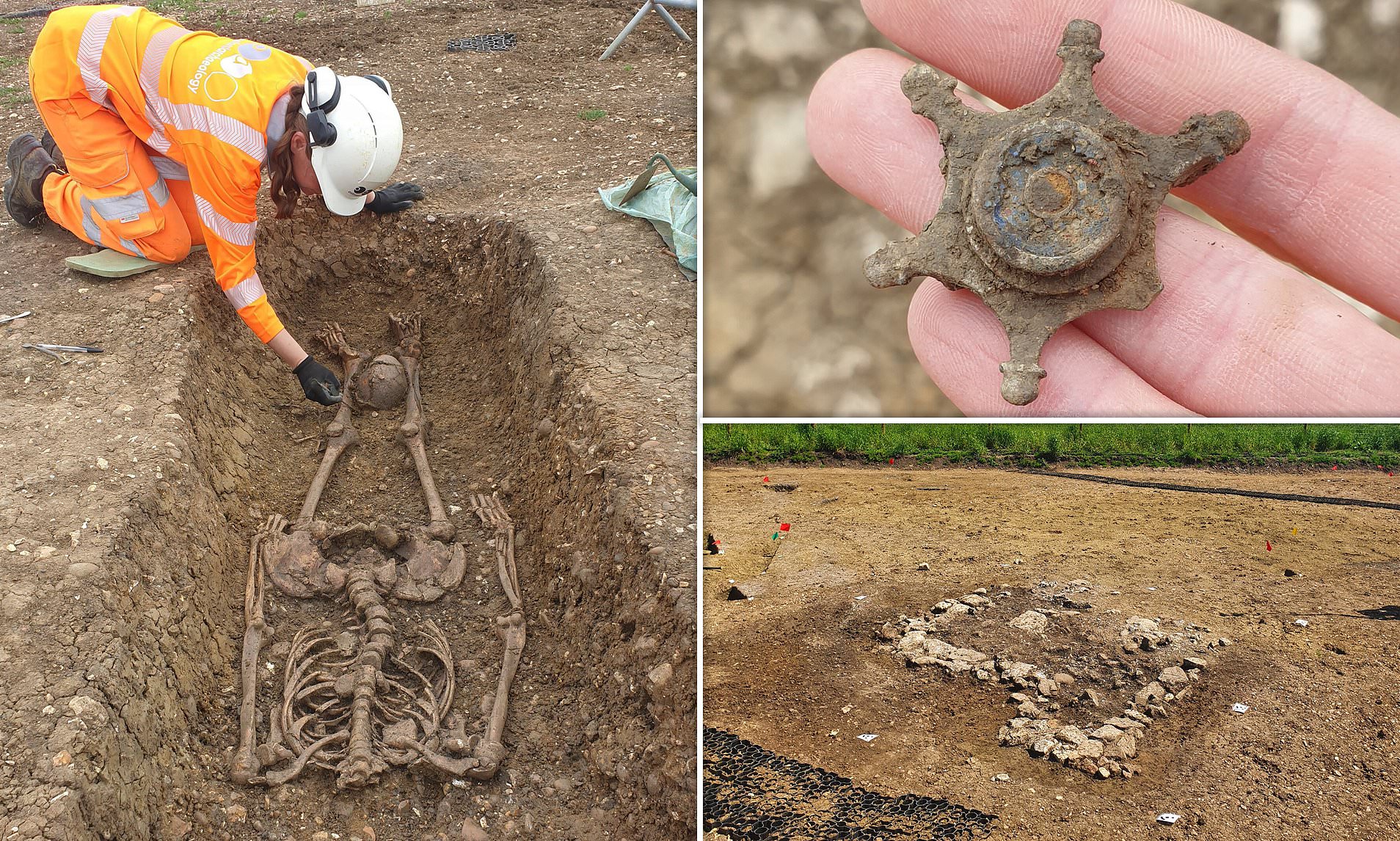 اكتشاف هياكل عظمية مقطوعة الرأس في مقبرة رومانية في بريطانيا watanserb.com