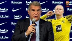 برشلونة يحسم التوقيع مع هالاند بإشارة لابورتا watanserb.com