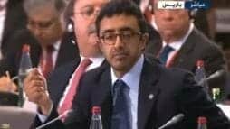 عبدالله بن زايد في مؤتمر أصدقاء سوريا يطالب بزوال نظام بشار watanserb.com