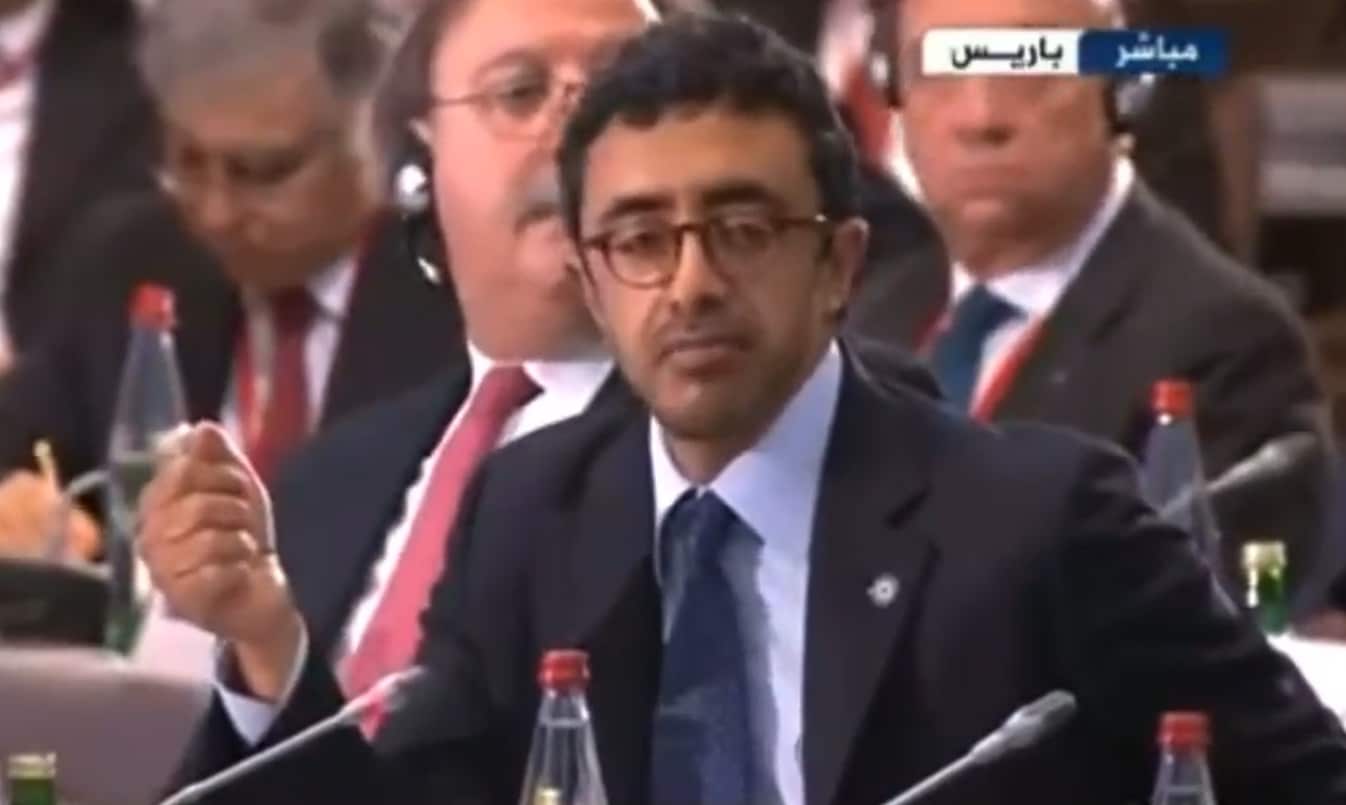 عبدالله بن زايد في مؤتمر أصدقاء سوريا يطالب بزوال نظام بشار watanserb.com