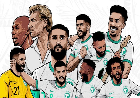 المنتخب السعودي يتأهل إل مونديال كأس العالم 2022 watanserb.com