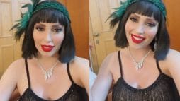 نسرين طافش تغني في كواليس جوقة عزيزة watanserb.com