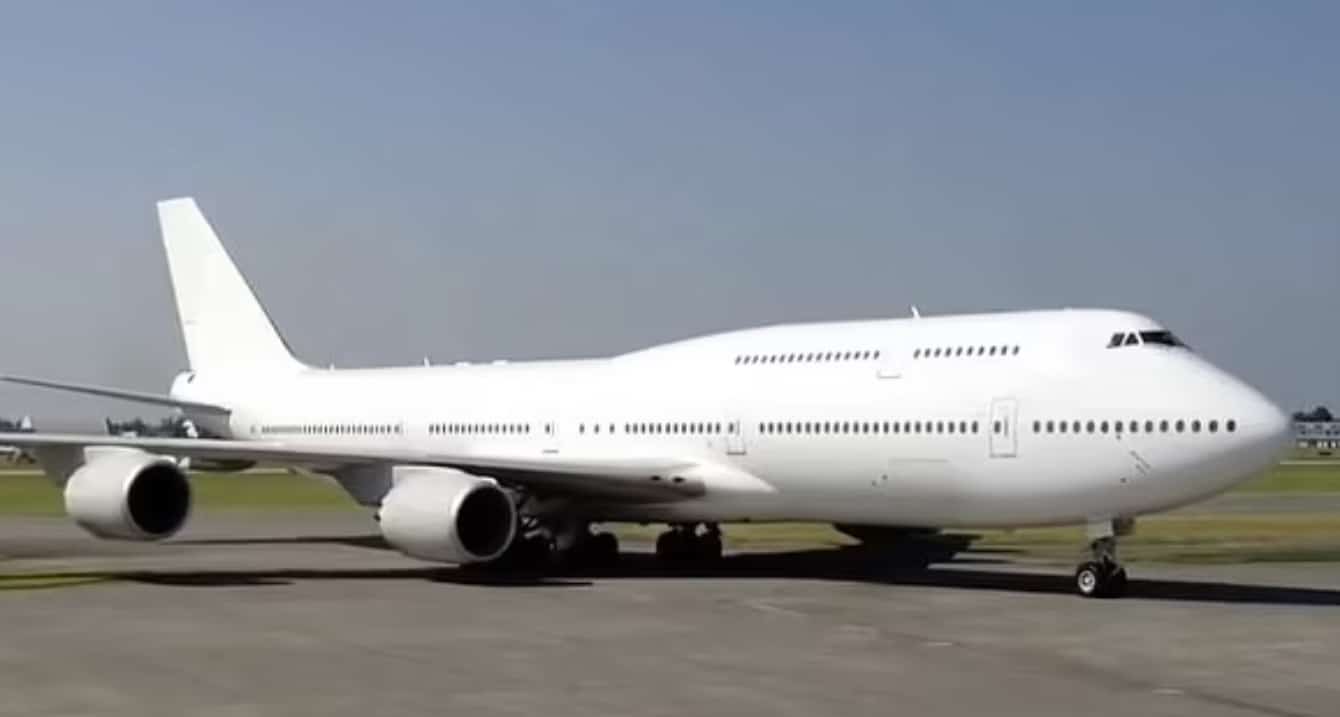 طائرة بوينج 747 الخاصة بأفراد العائلة المالكة السعودية
