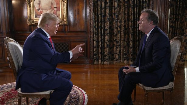 مقابلة ترامب مع المذيع البريطاني بيرس ‏مورغان