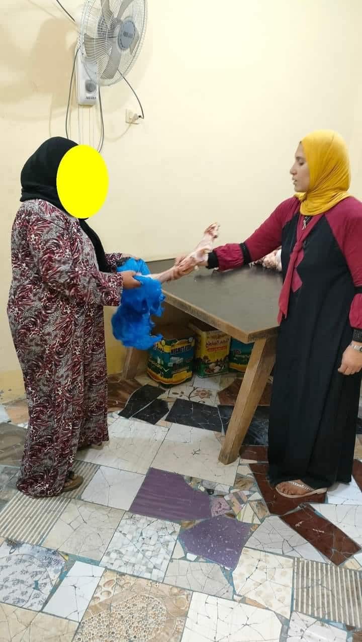 جمعية توزع عظام مواشي