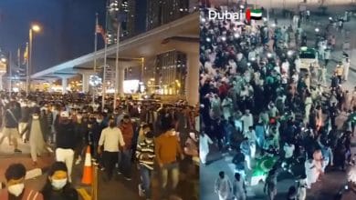 تظاهرات في دبي لتأييد عمران خان watanserb.com