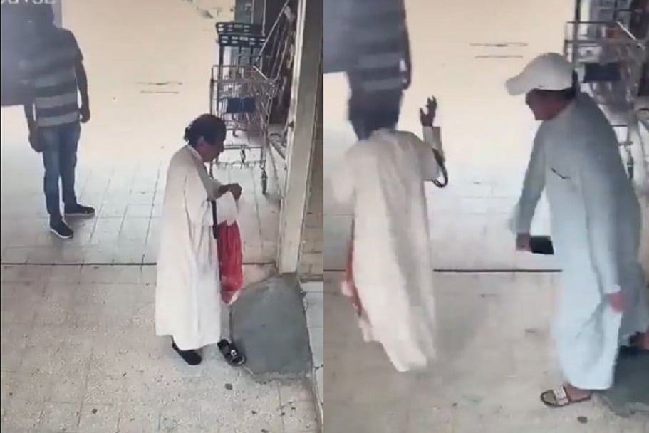 فيديو "جمعية الظهر" يفجر غضباً واسعاً في الكويت.. مشاهد صادمة لما فعله صاحب سوابق بمُسن! watanserb.com