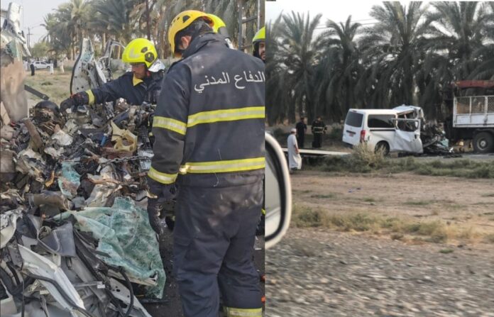 حادث سير صحم في سلطنة عمان watanserb.com