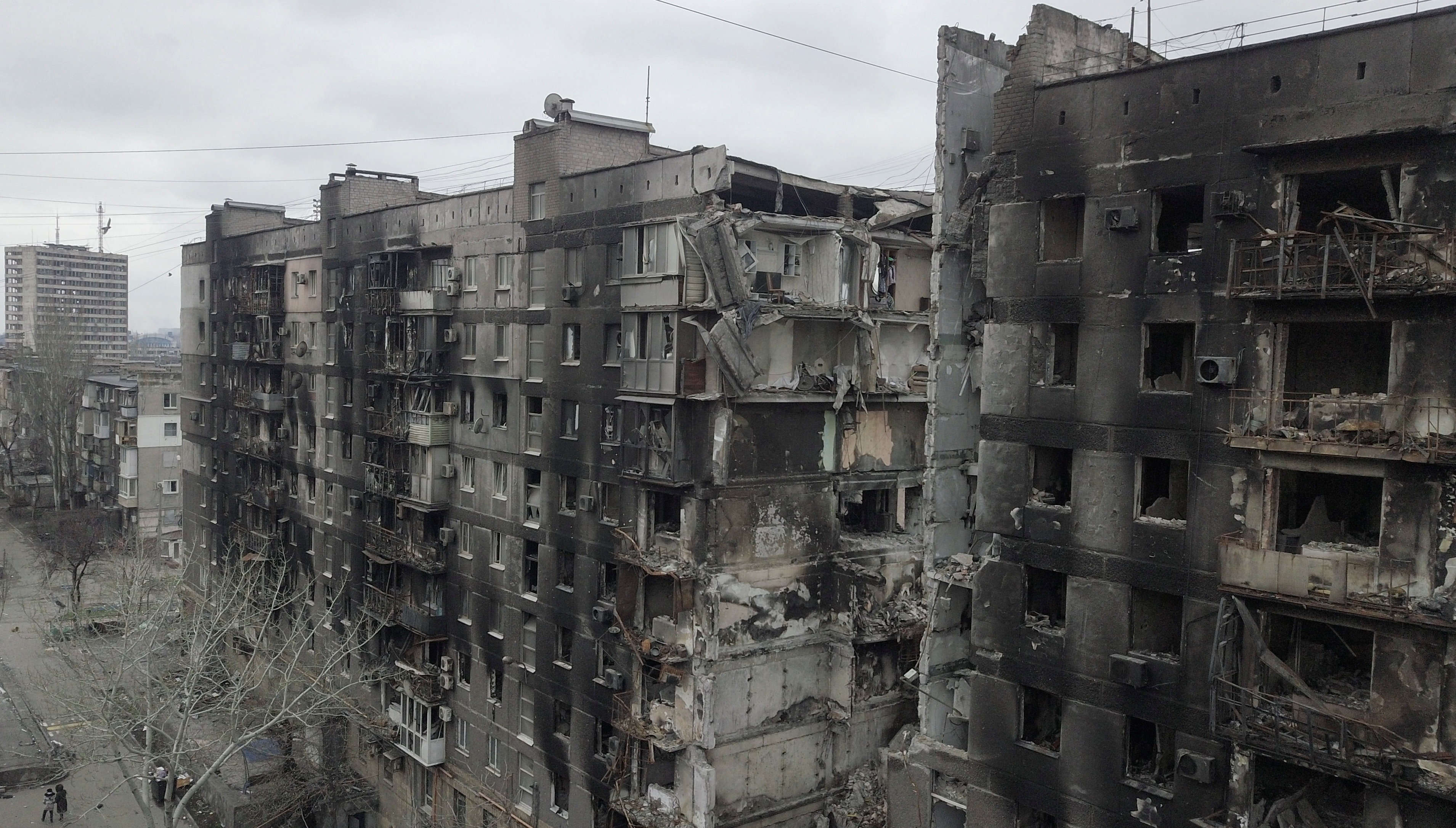 لحق بمدينة ماريوبول دمار هائل جراء القصف الروسي