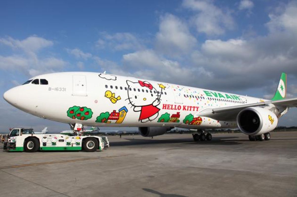 خطوط طيران "إيفا أير": رحلة هيلو كيتي دريم 