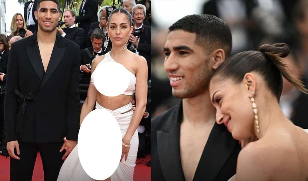 أشرف حكيمي يثير غضب المغاربة بسبب إطلالة زوجته الفاضحة في مهرجان "كان" watanserb.com